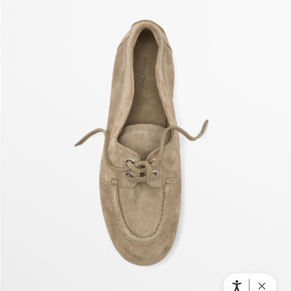 Massimo Dutti Suede Boat / Deck Shoes